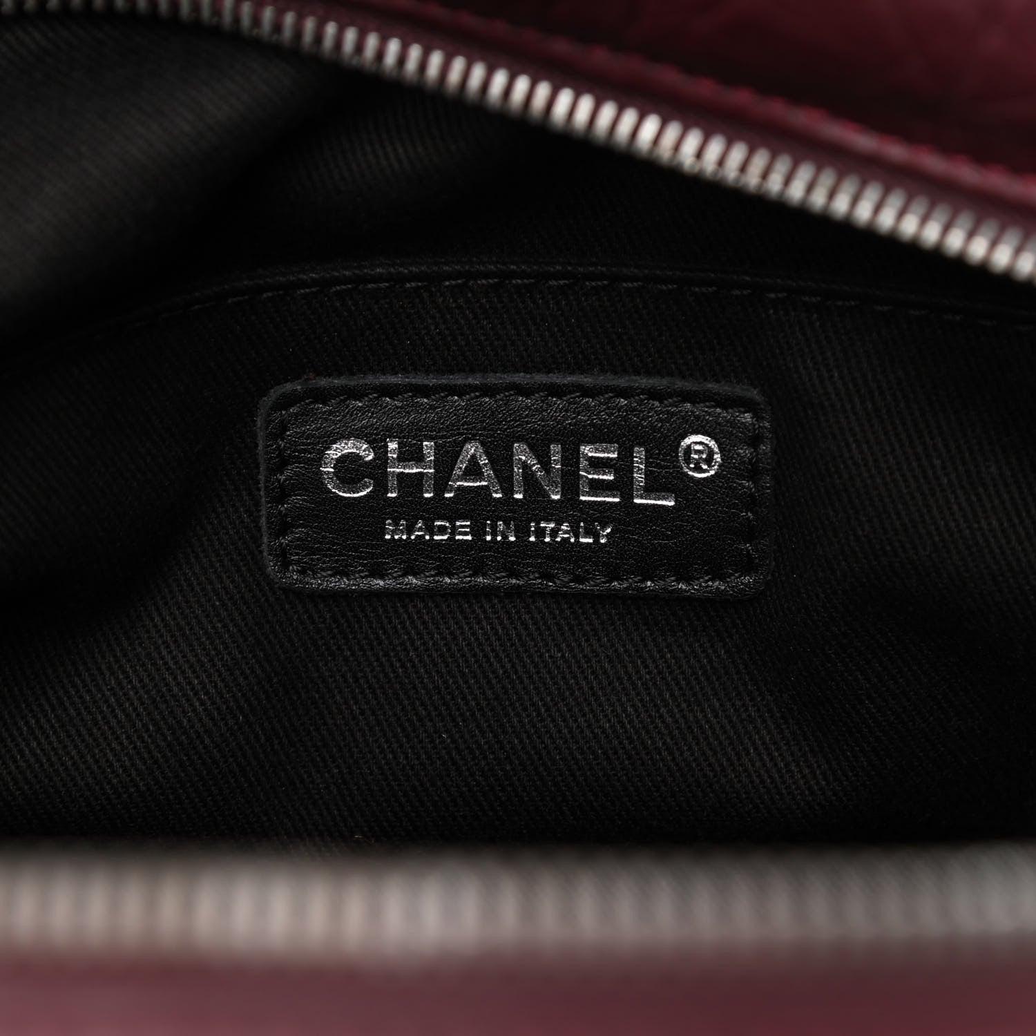 Chanel Distressed Lambskin Vintage Ligne Lady Braid Tote Brown 6 of 10