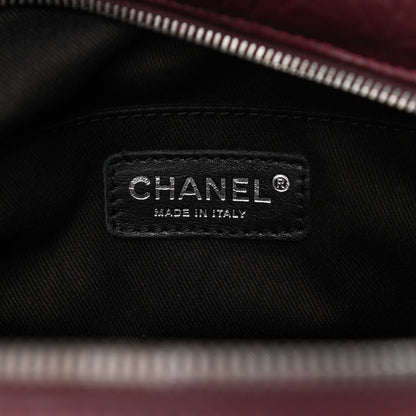 Chanel Distressed Lambskin Vintage Ligne Lady Braid Tote Brown 6 of 10