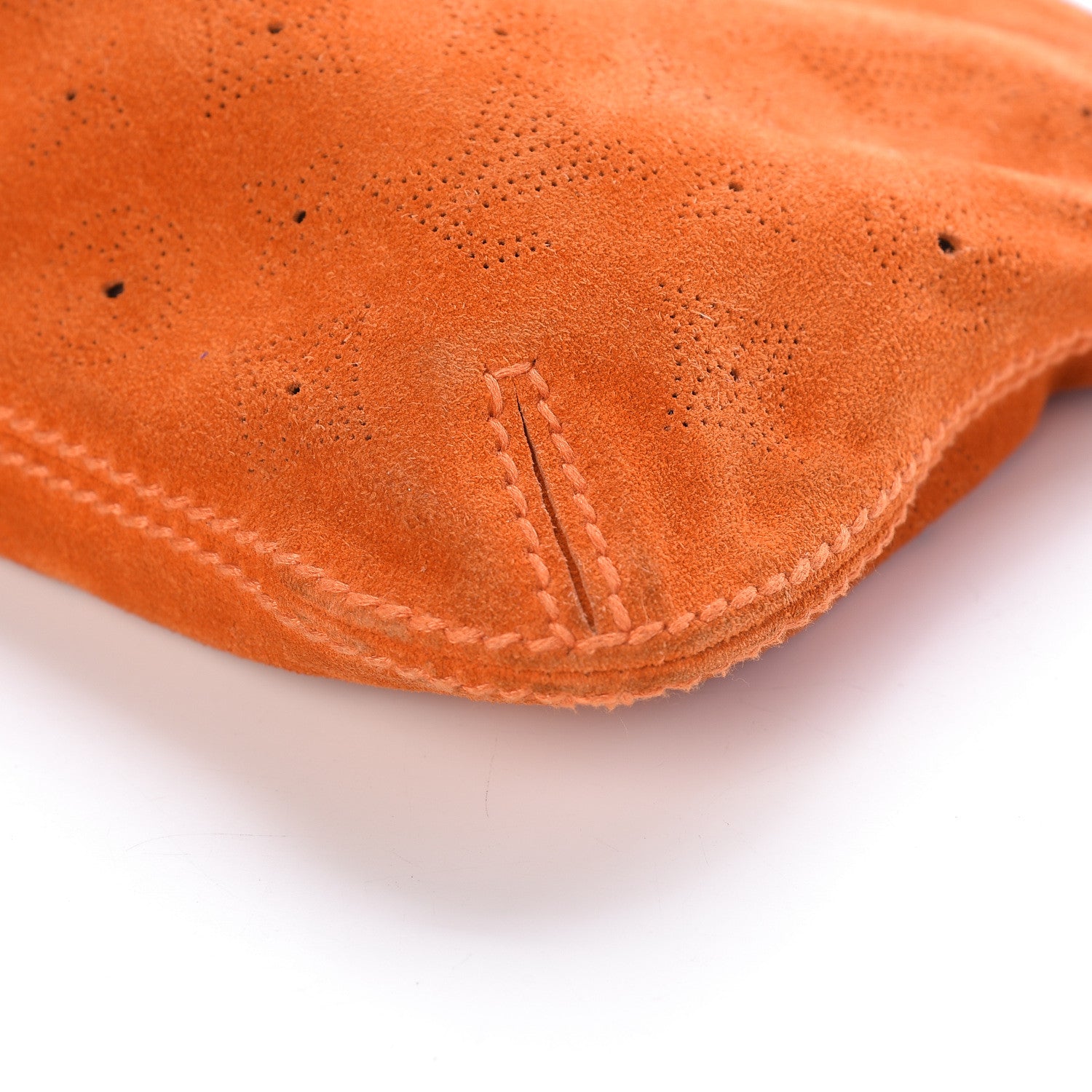 Louis Vuitton Suede Mahina Onatah MM Orange 9 of 11
