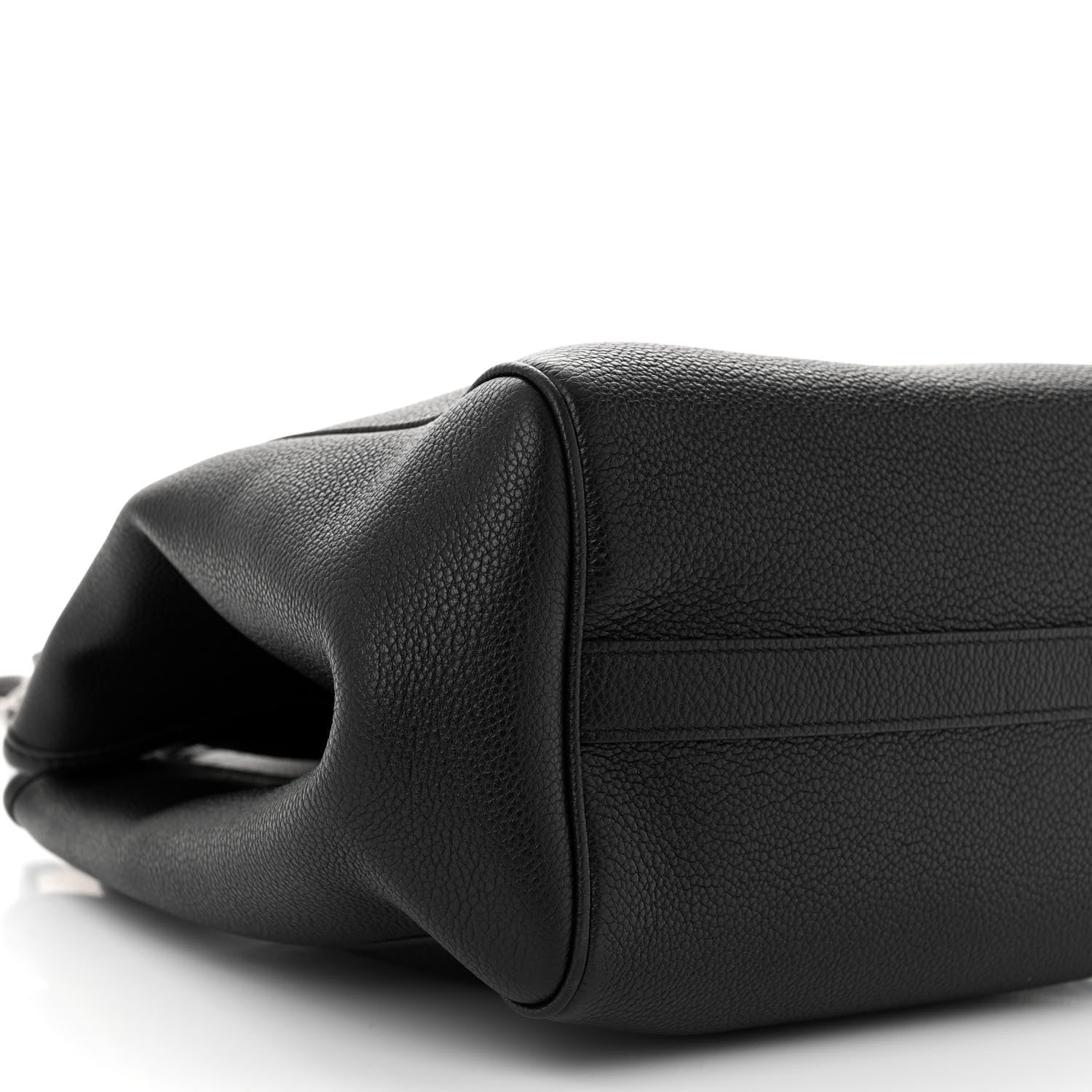 Celine Grained Calfskin Small Folded Cabas Black 9 of 10