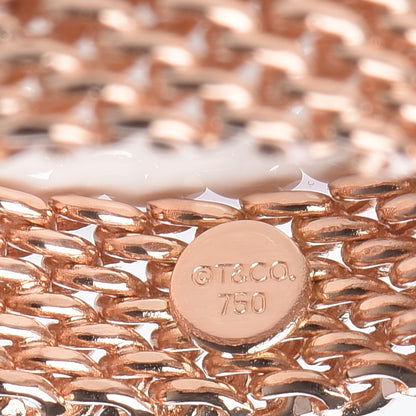 Tiffany 18K Rose Gold Somerset Mesh Ring 49 4.75 4 of 4