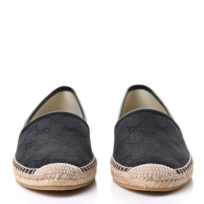 Gucci Monogram Espadrilles 38 Black 2 of 12