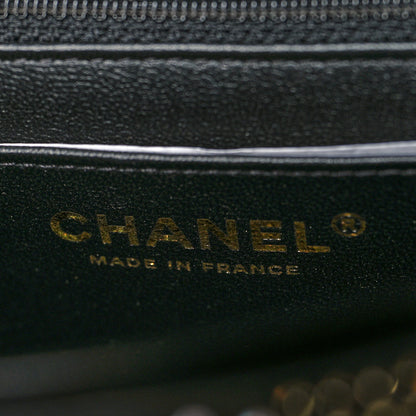 Chanel Velvet Pearl Crystal Embellished 2.55 Mini Reissue Flap Black 6 of 10