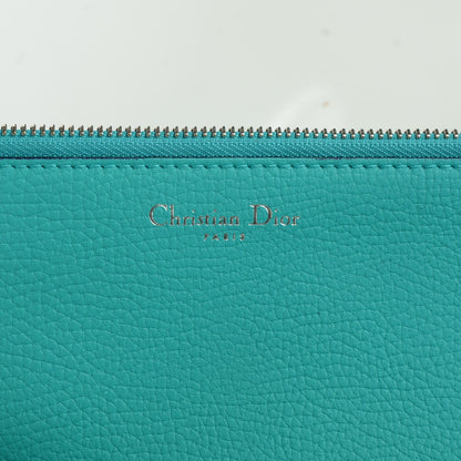 Christian Dior Bullcalf Large Diorissimo Tote Turquoise 8 of 12