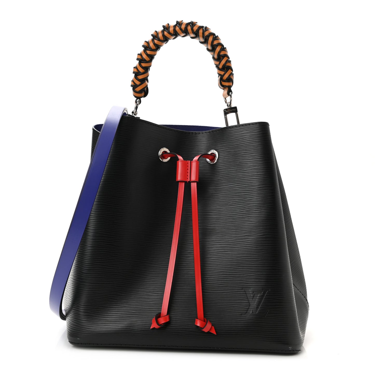 Epi Braided NeoNoe MM Black Indigo