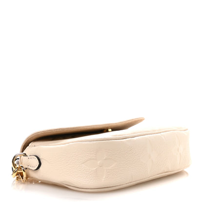 Louis Vuitton Empreinte Monogram Giant Ivy Wallet On Chain Cream 4 of 10