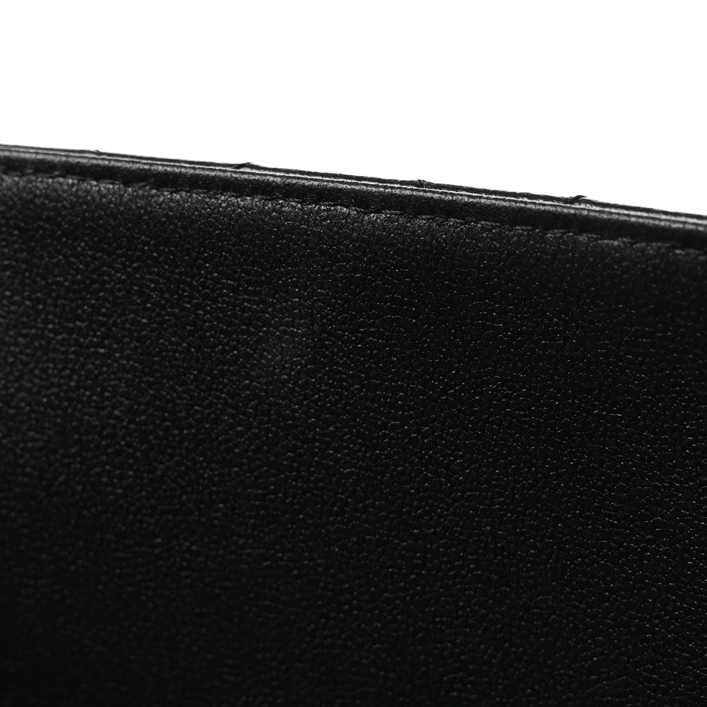 Lambskin Quilted Flap Clutch Black