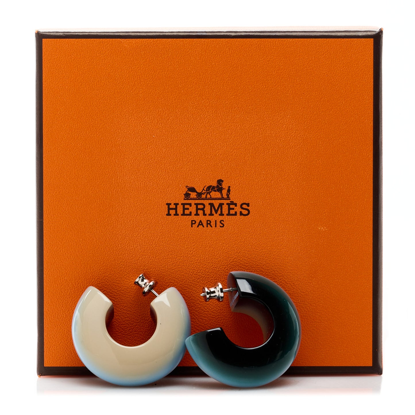 Buffalo Horn Hoop Earrings By The Sea
