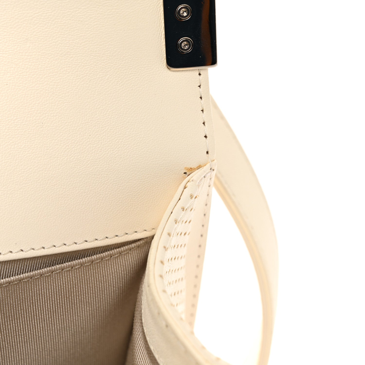 Chanel Lambskin Perforated Medium Boy Flap White 11 of 12