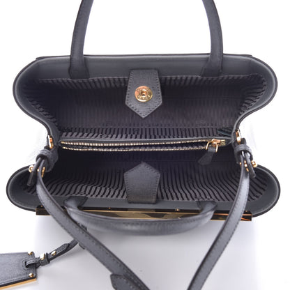 Fendi Vitello Elite Petite 2Jours Tote Grigio Grigio Chiaro 6 of 9