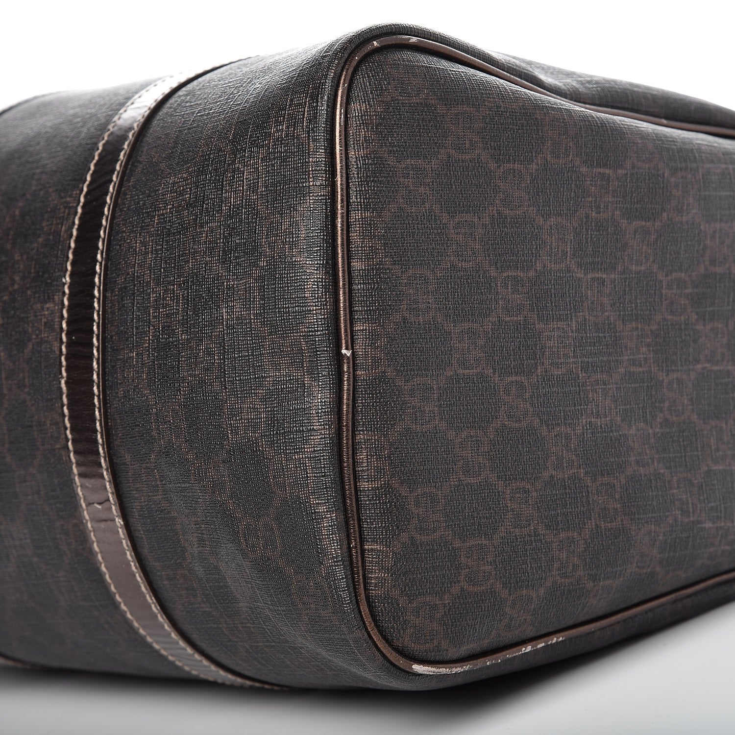 Gucci Metallic Monogram GG Plus Boston Tote Bronze 9 of 12
