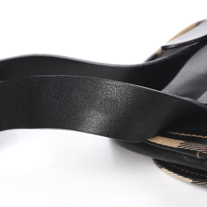 Burberry Calfskin Nova Check Small Bum Bag Black 12 of 12