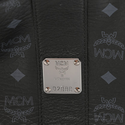 MCM Visetos Medium Reversible Shopper Tote Black 11 of 20