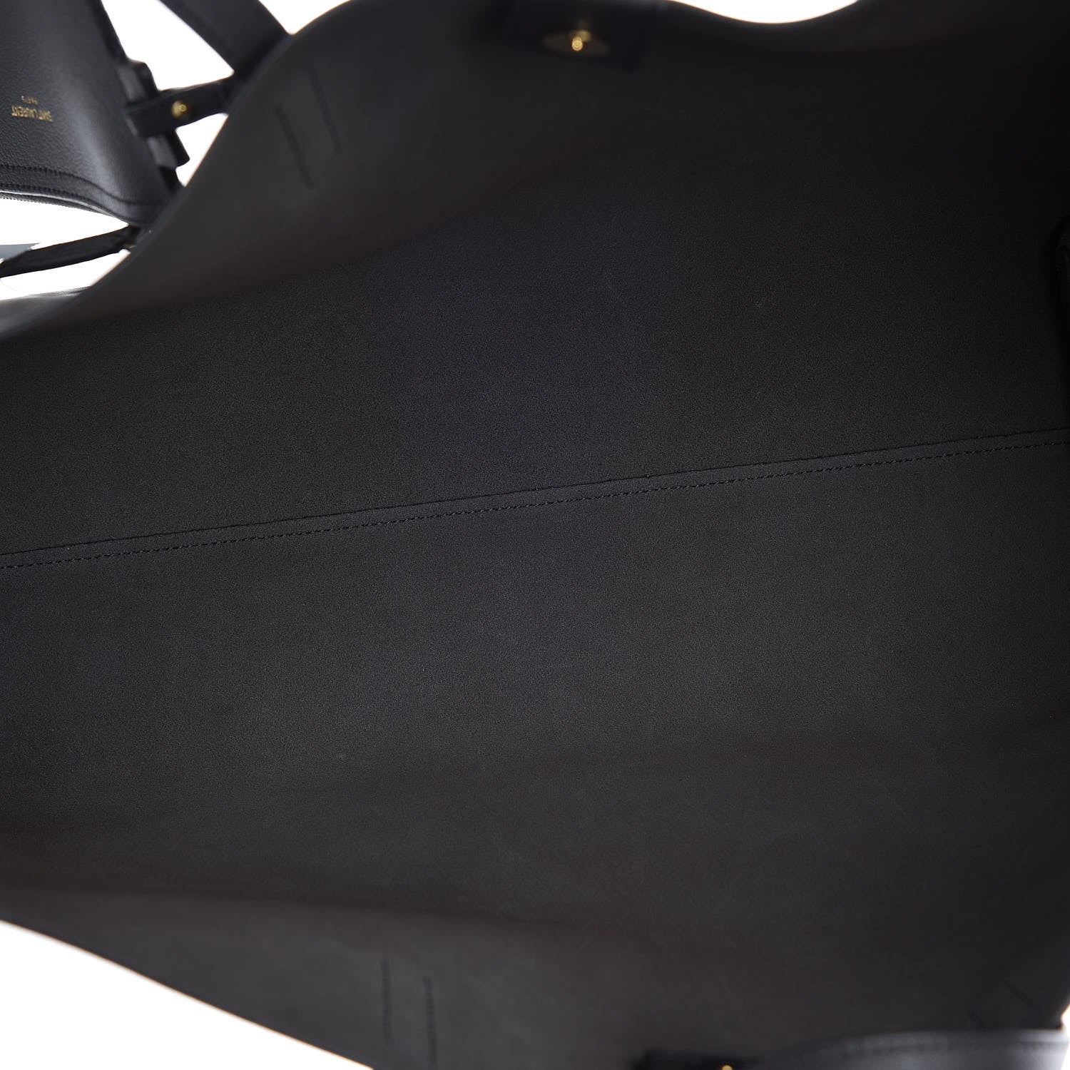 Saint Laurent Calfskin Large Shopping Tote Coal 6 of 10