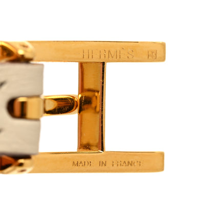Hermes Swift Behapi Double Tour Reversible Bracelet XS Nata Jaune Ambre 8 of 8