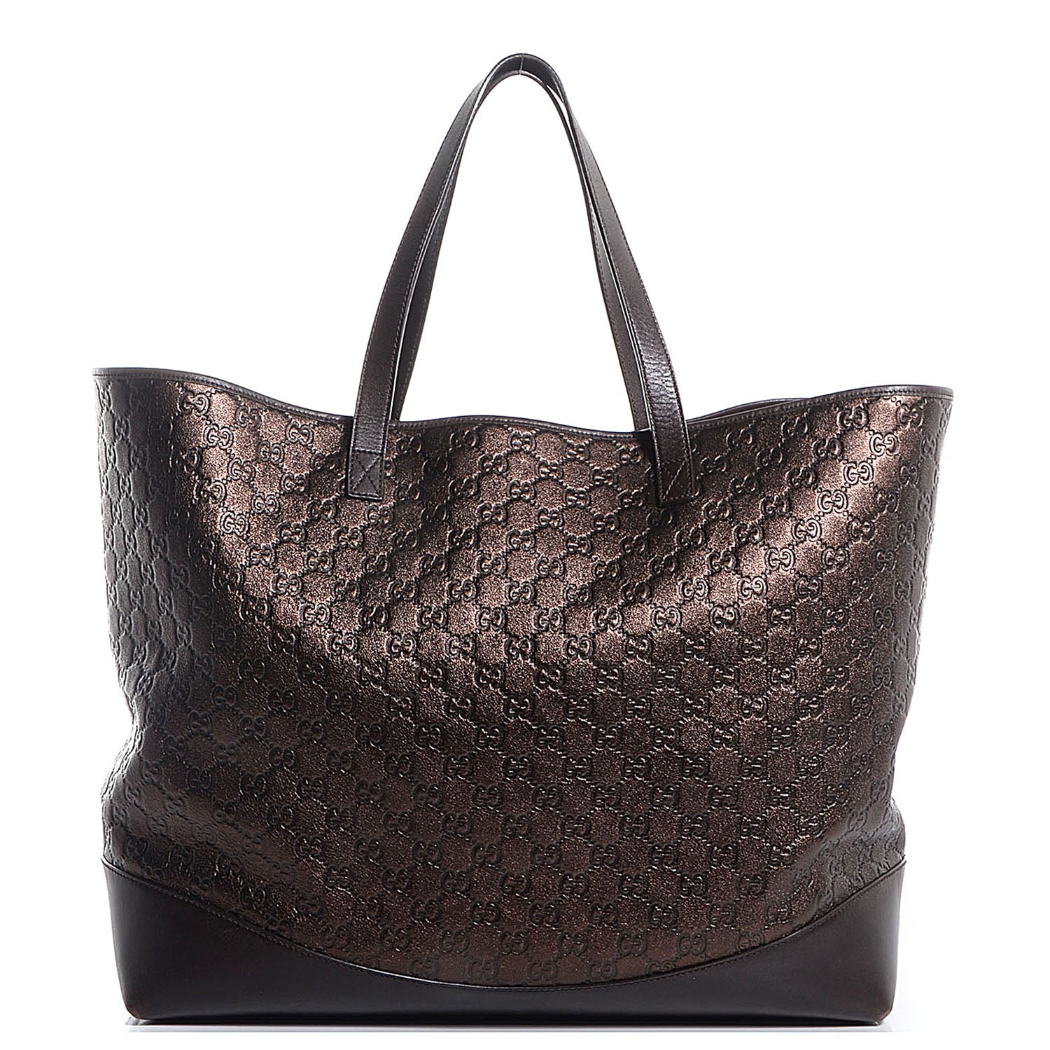 Gucci Guccissima Large Tote Bronze 1 of 7