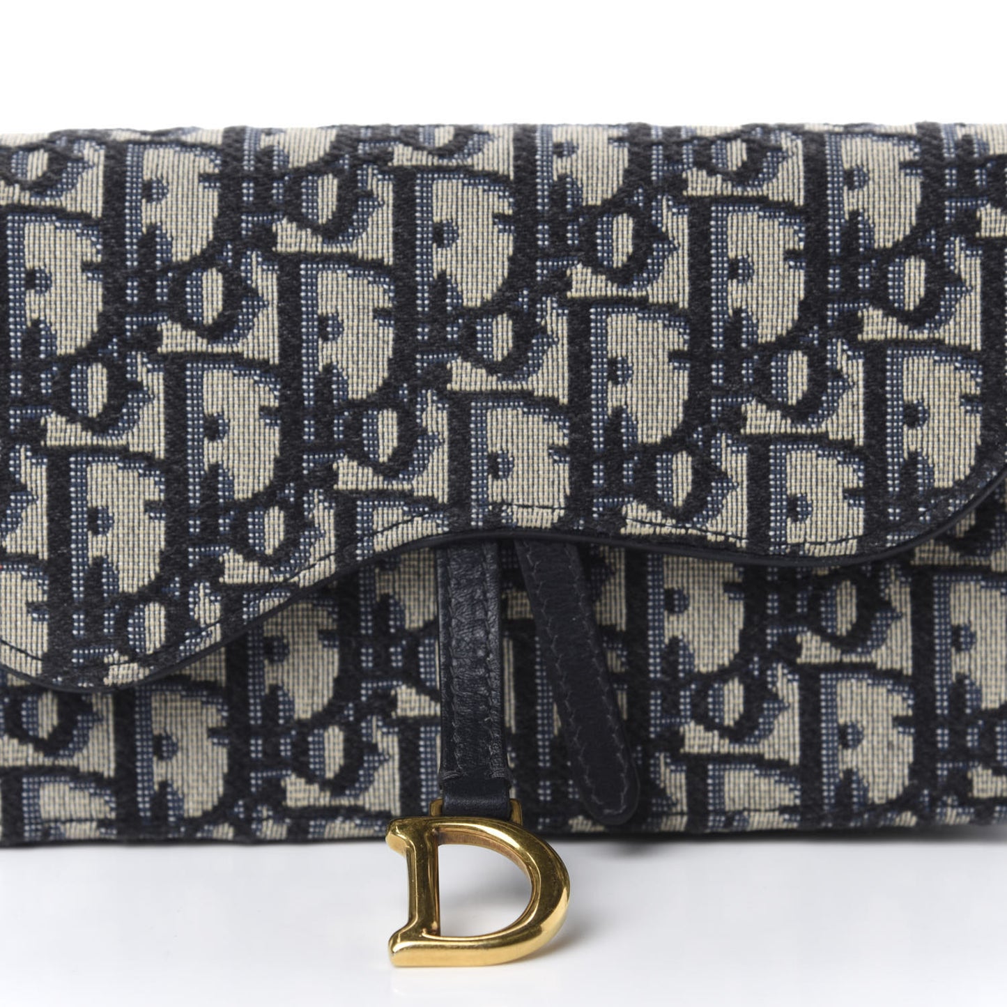 Oblique Saddle Belt Bag Blue