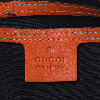 Gucci GG Plus Monogram Web Stripe Small Joy Boston Orange 6 of 19