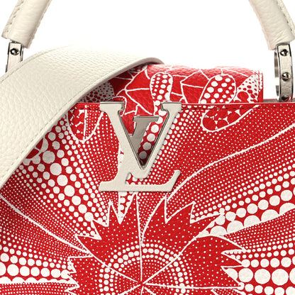 Louis Vuitton LV X YK Taurillon Psychedelic Flower Capucines BB Rouge 7 of 9