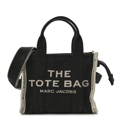 Marc Jacobs Jacquard Small The Traveler Tote Bag Black 1 of 10
