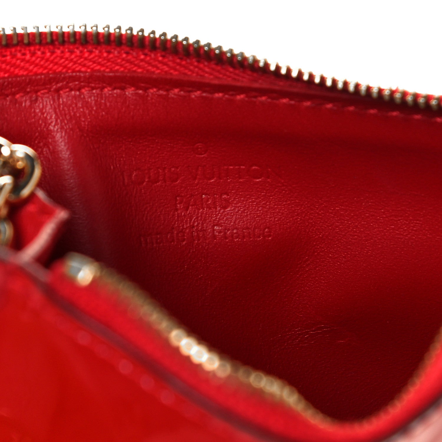 Louis Vuitton Vernis Key Pouch NM Cherry 7 of 7