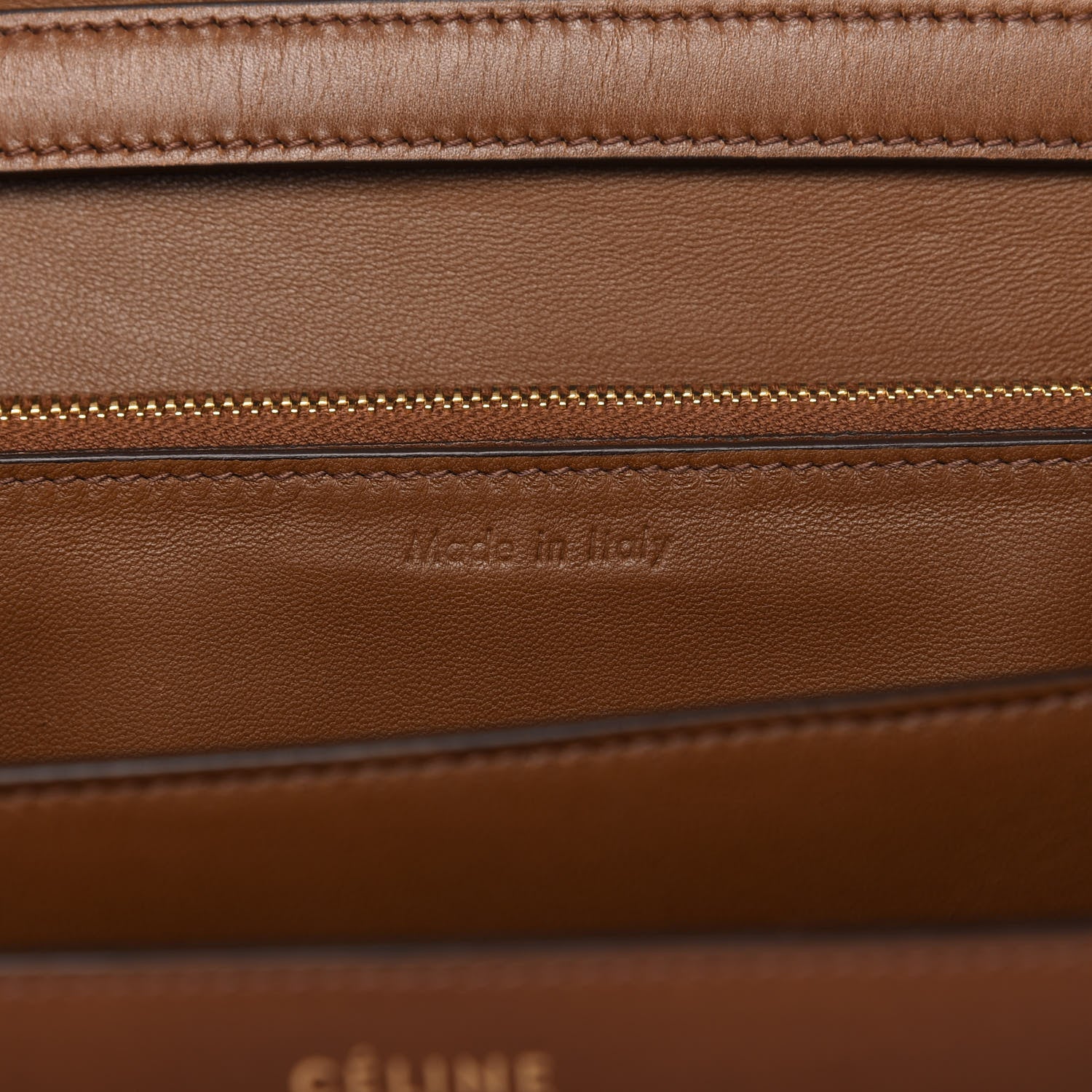 Celine Box Calfskin Medium Classic Box Flap Bag Camel 9 of 14