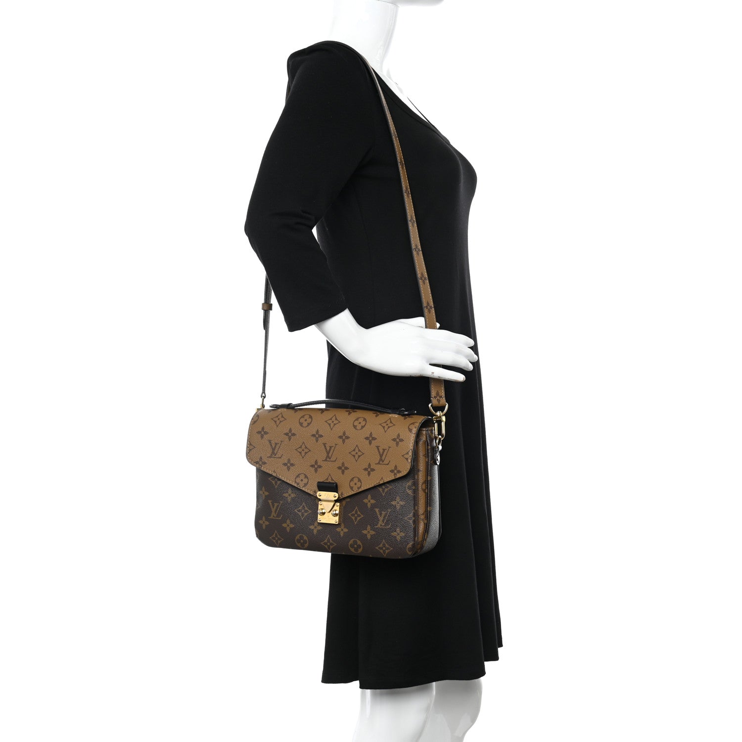 Louis Vuitton Reverse Monogram Pochette Metis 2 of 15