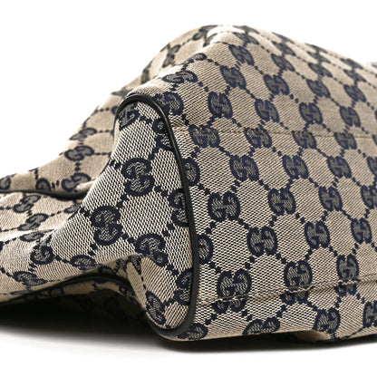 Gucci Monogram Medium Sukey Tote Navy 9 of 10