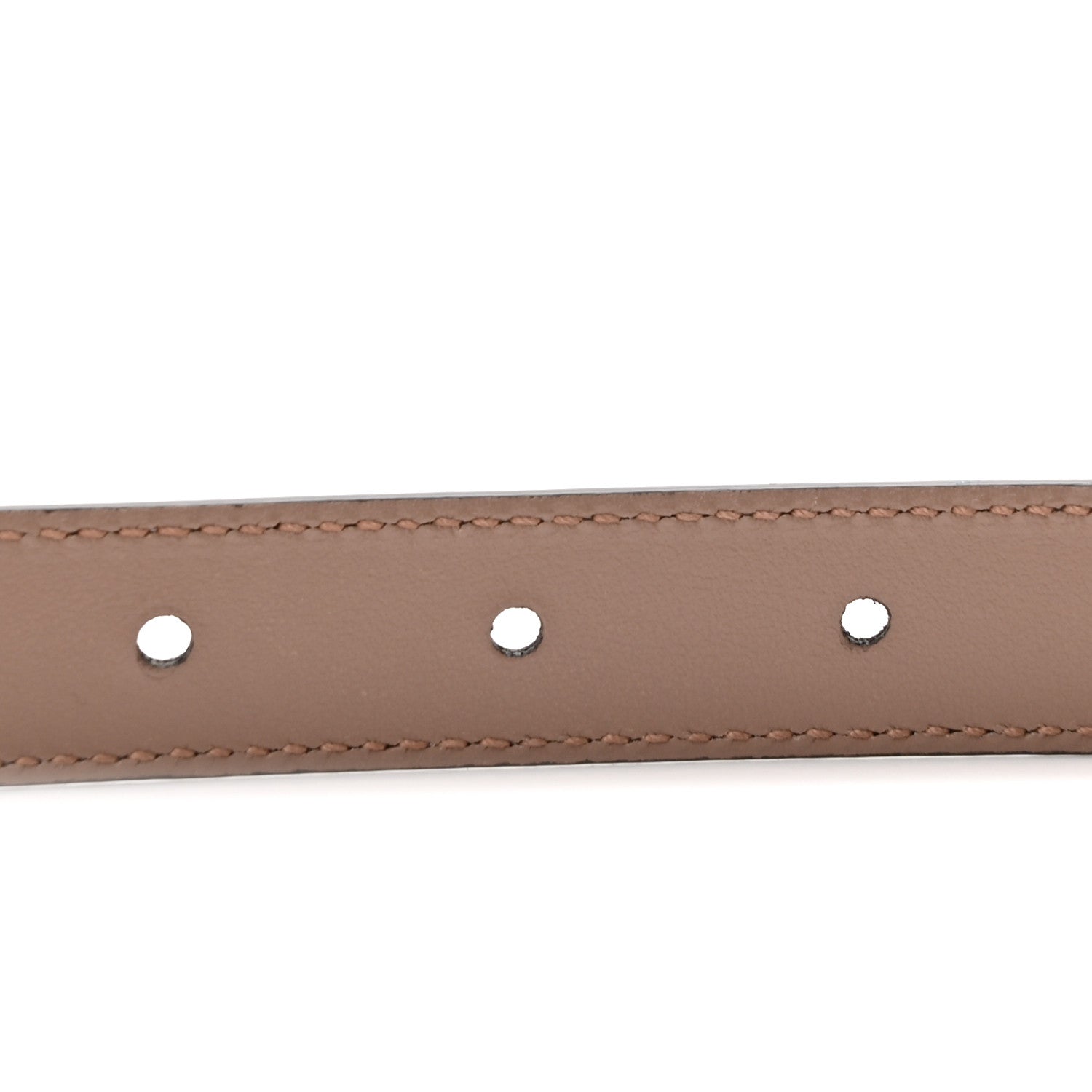 Gucci Plutone Calfskin Double G Reversible 20mm Belt Porcelain Rose White 75 30 4 of 6