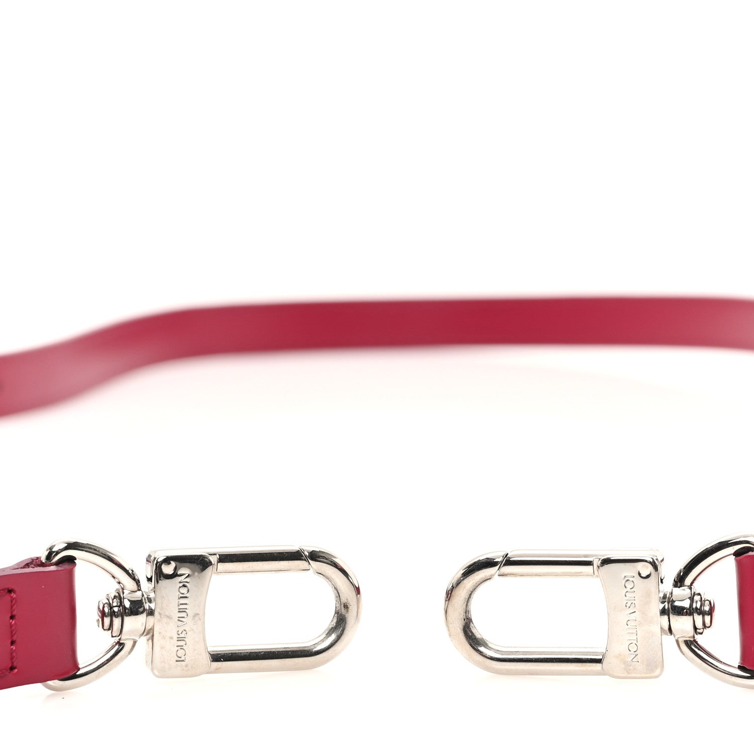 Louis Vuitton Calfskin 16mm Adjustable Shoulder Strap Fuchsia 3 of 5