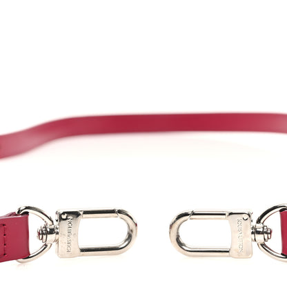 Louis Vuitton Calfskin 16mm Adjustable Shoulder Strap Fuchsia 3 of 5
