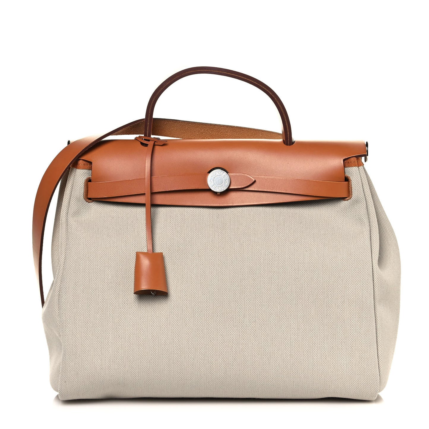 Vache Hunter Criss Viking Herbag Zip Retourne 31 PM Ecru Beige Naturel