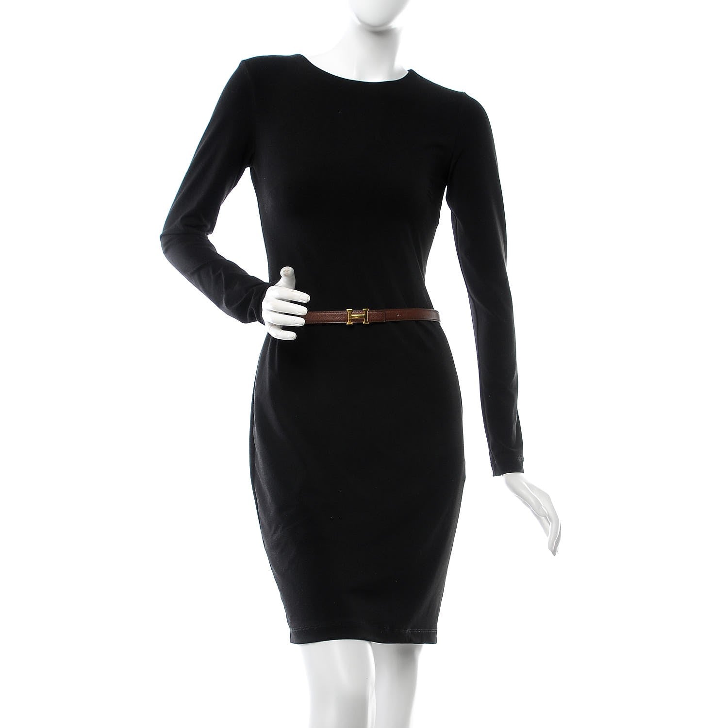 Hermes Courchevel 18mm H Belt 70 Gold Chocolate 2 of 7