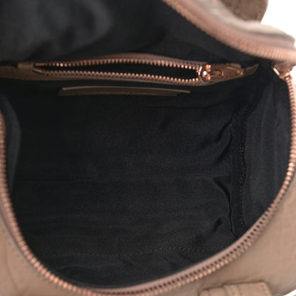 Alexander Wang Pebbled Lambskin Mini Rockie Latte Rose Gold Hardware 5 of 9