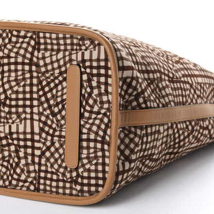 MCM Visetos Large Liz Reversible Shopper Tote Cognac 14 of 15