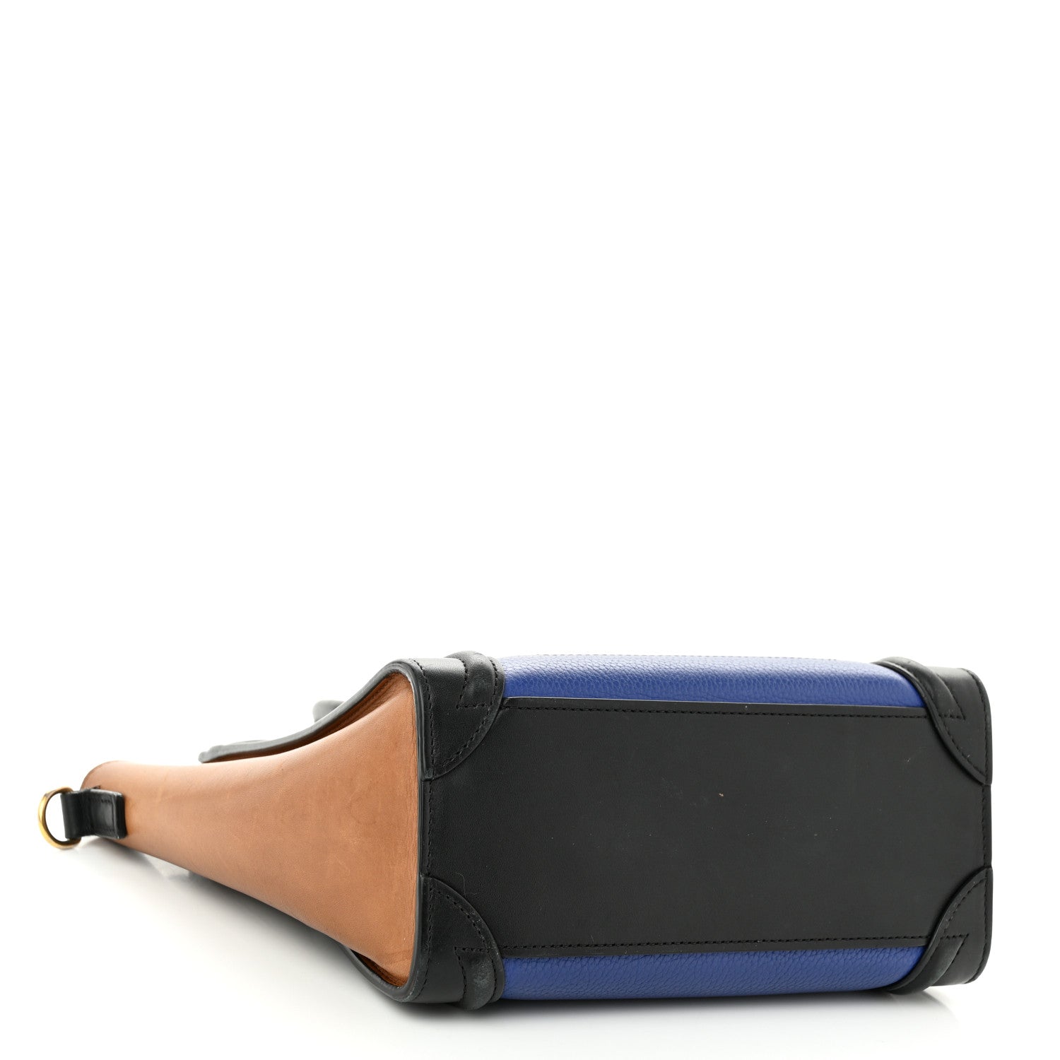 Celine Smooth Drummed Calfskin Nano Tri-Color Luggage Indigo 4 of 16