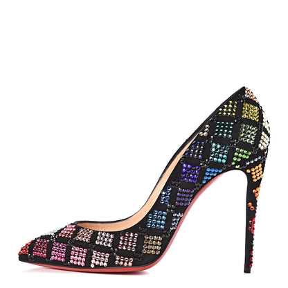 Christian Louboutin Crystal Arletta 100 Pumps 40 Black Multicolor 1 of 8