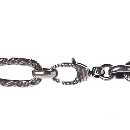 Gucci Sterling Silver Textured Interlocking G Pendant Necklace 4 of 7