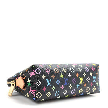 Louis Vuitton Monogram Multicolor Cosmetic Pouch Black Grenade 4 of 9