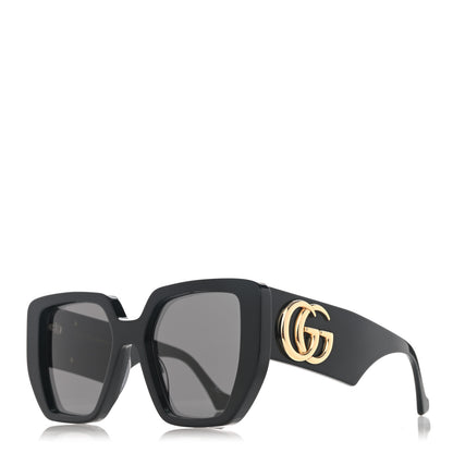Gucci Acetate Square Frame Sunglasses GG0956S Black 1 of 9