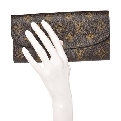 Louis Vuitton Monogram Emilie Wallet Rose Ballerine 2 of 8