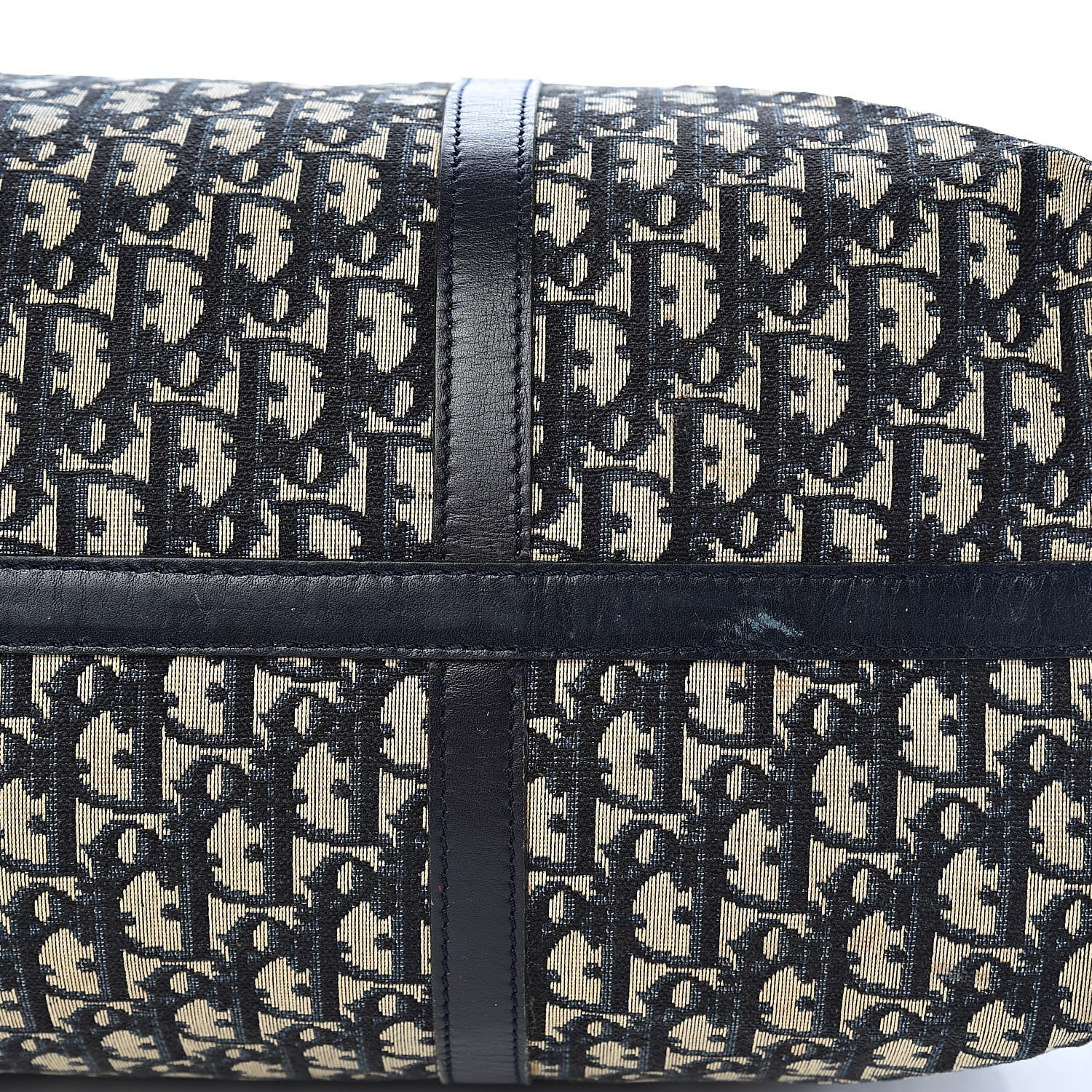 Christian Dior Monogram Duffle Navy Blue 16 of 17