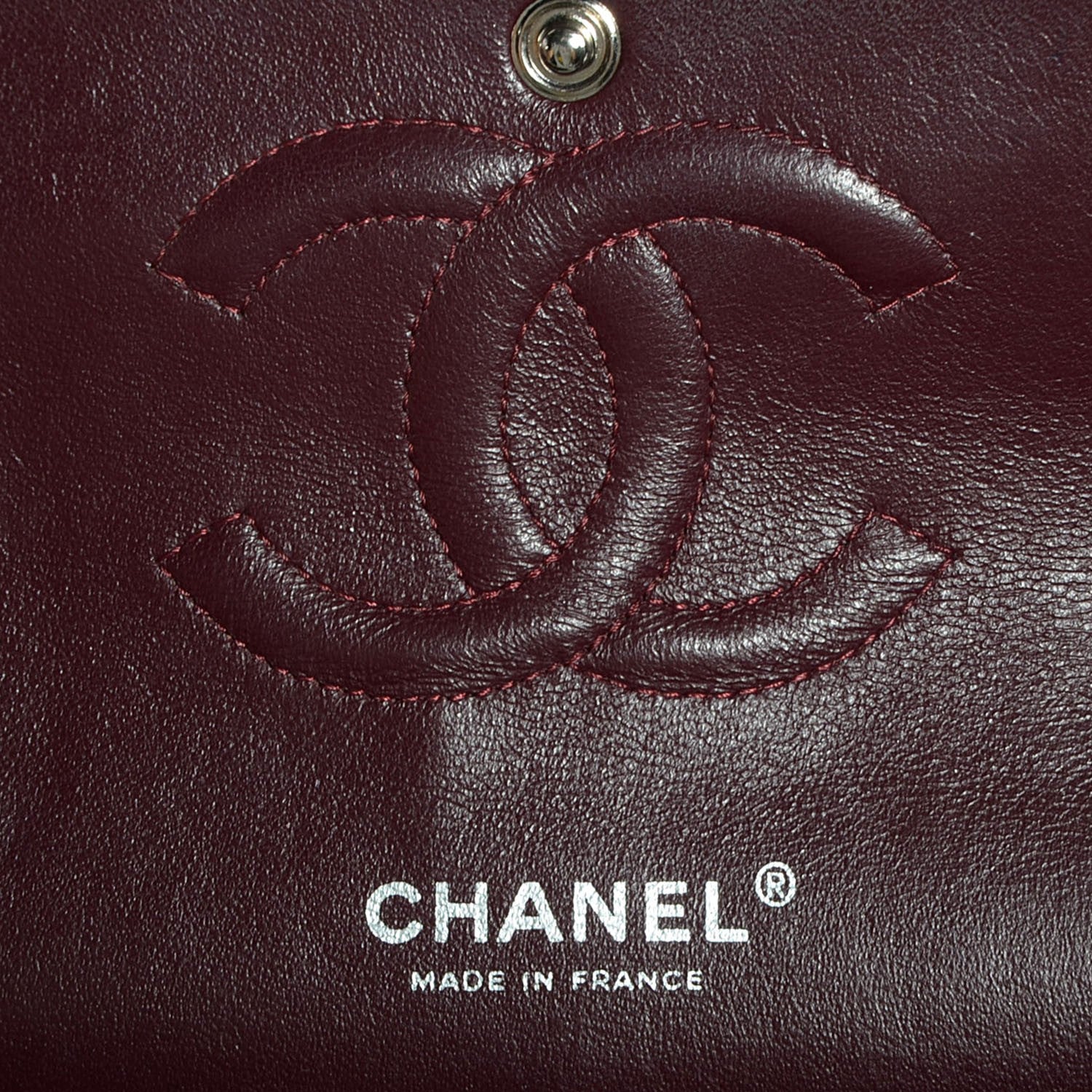 Chanel Lambskin Quilted Medium Double Flap Black 6 of 8