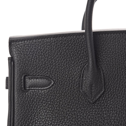 Hermes Togo Birkin 25 Black 15 of 34