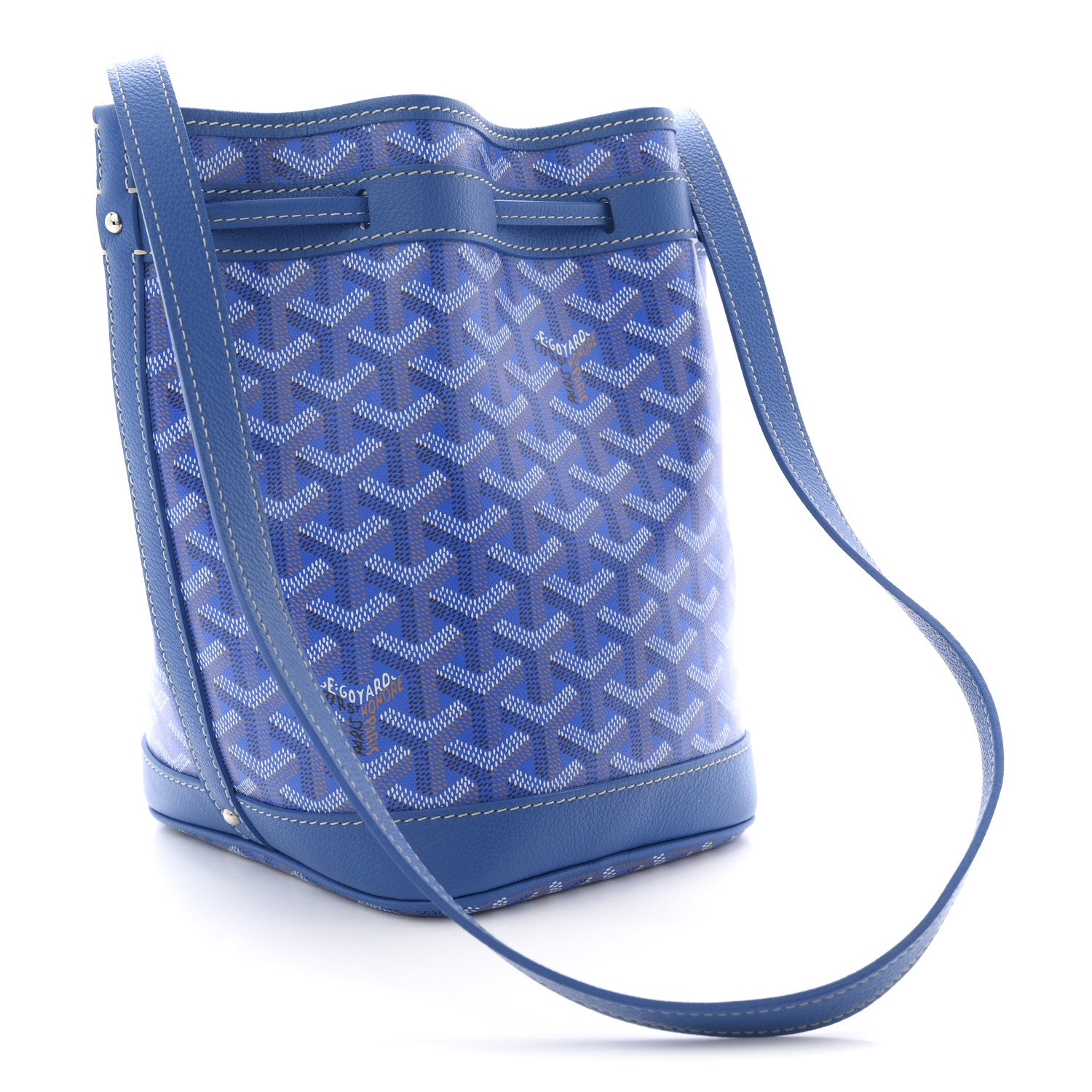 Goyard Goyardine Petit Flot Bucket Bag PM Sky Morning 3 of 9