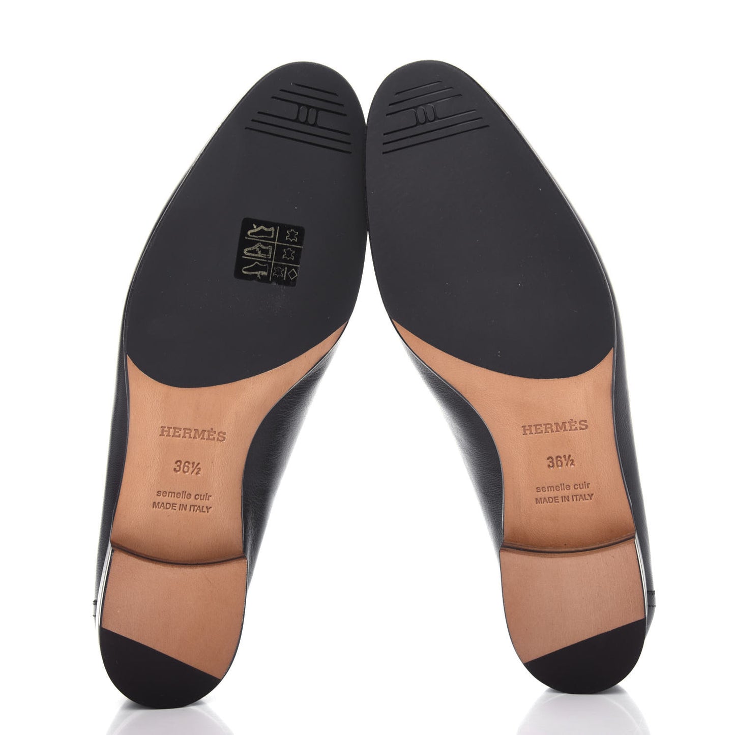 Goatskin Paris Loafers 36.5 Black