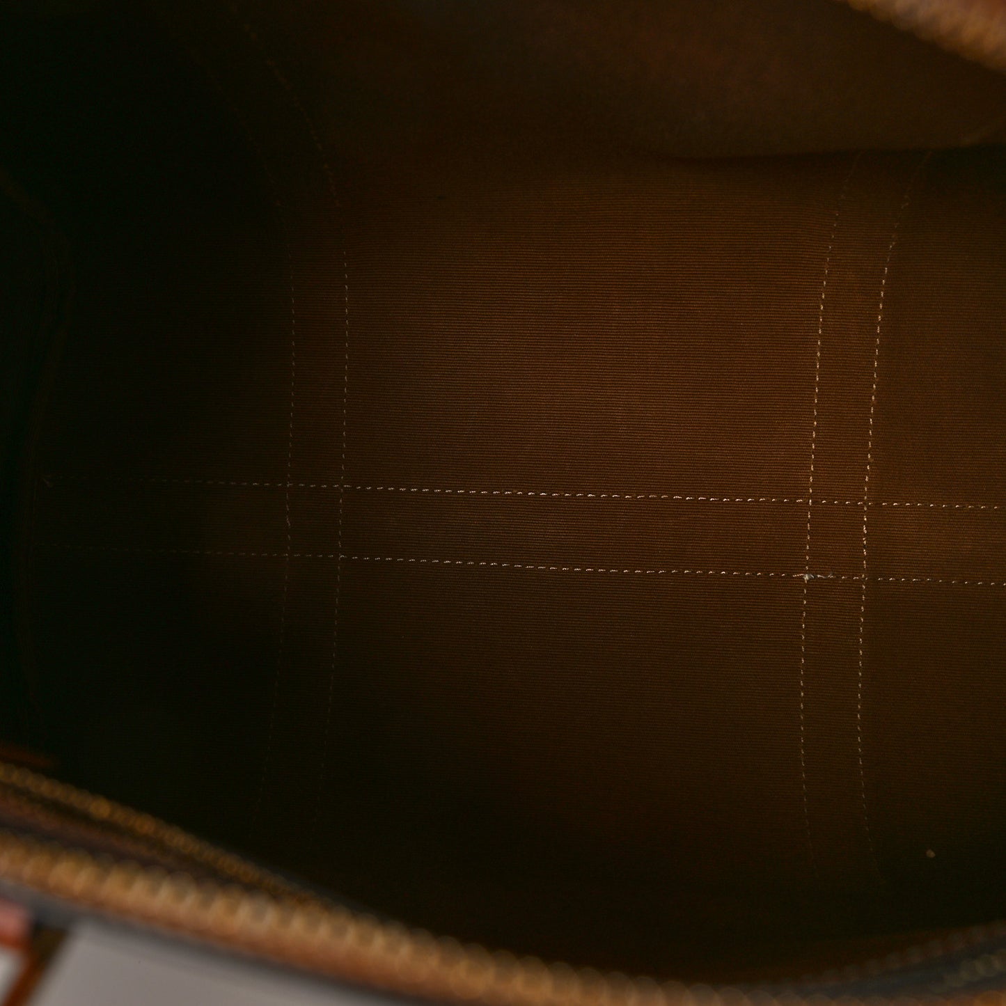 Triomphe Canvas Calfskin Boston Bag Tan