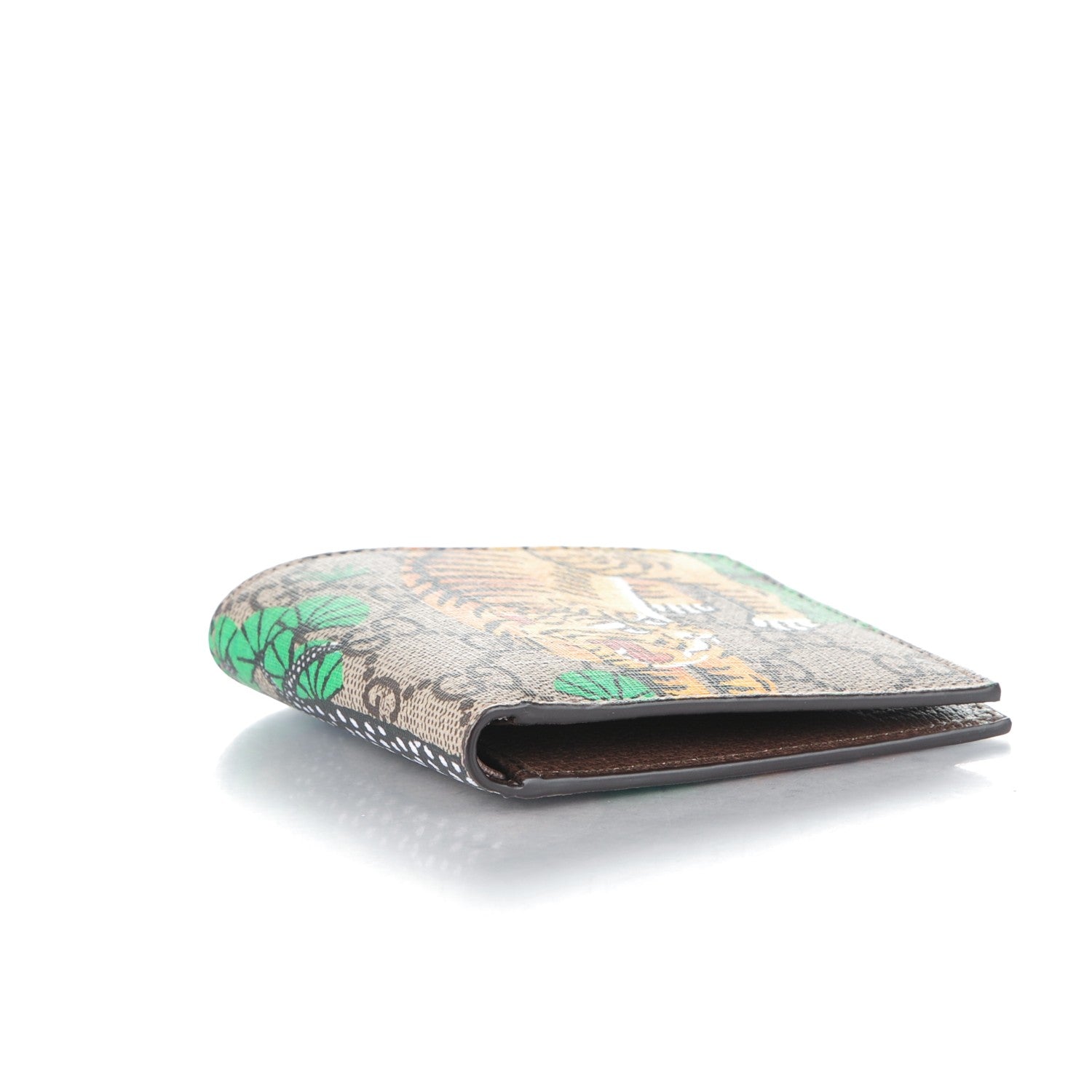 Gucci GG Supreme Monogram Bengal Bi-Fold Wallet Beige Yard 4 of 7