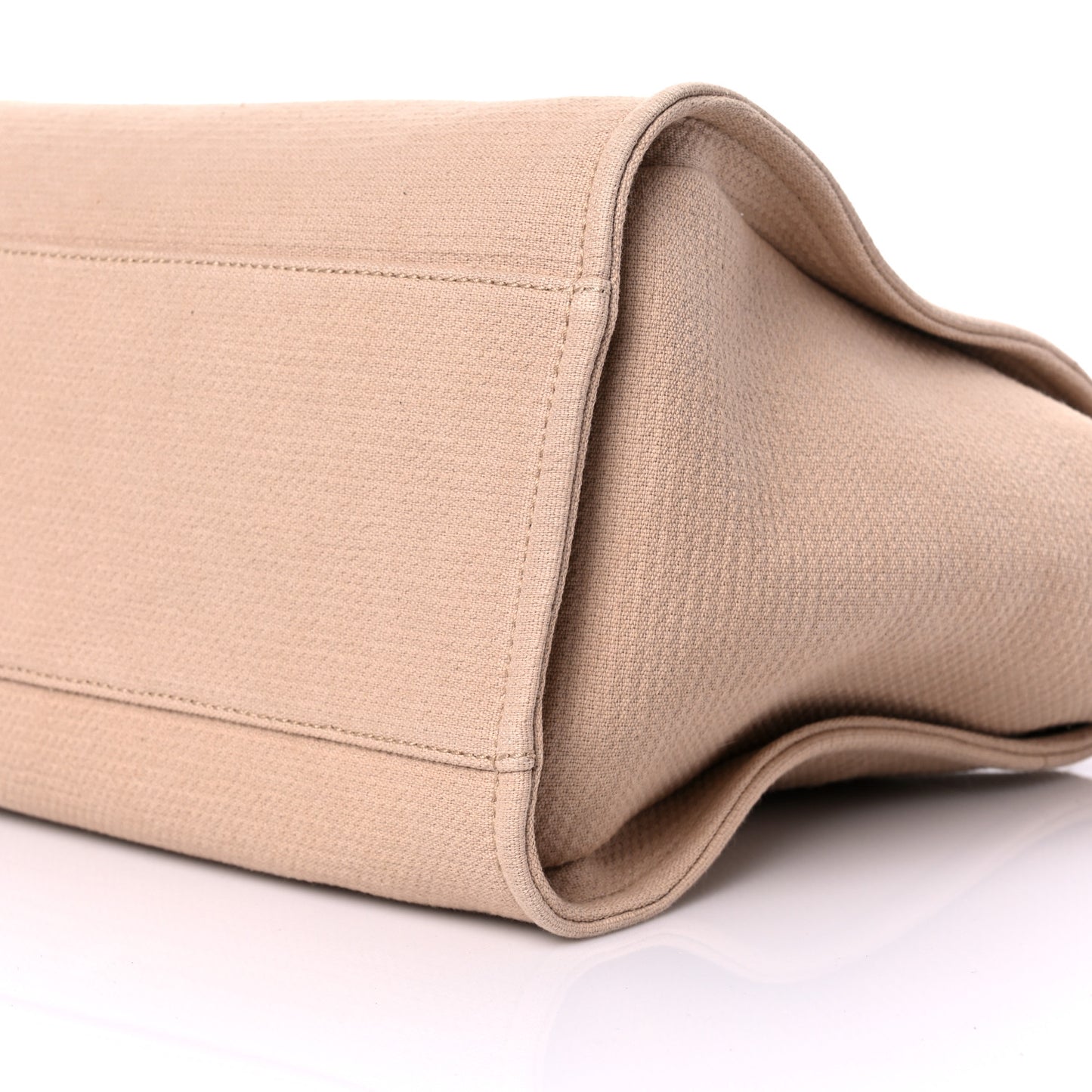 Canvas Large Deauville Tote Beige