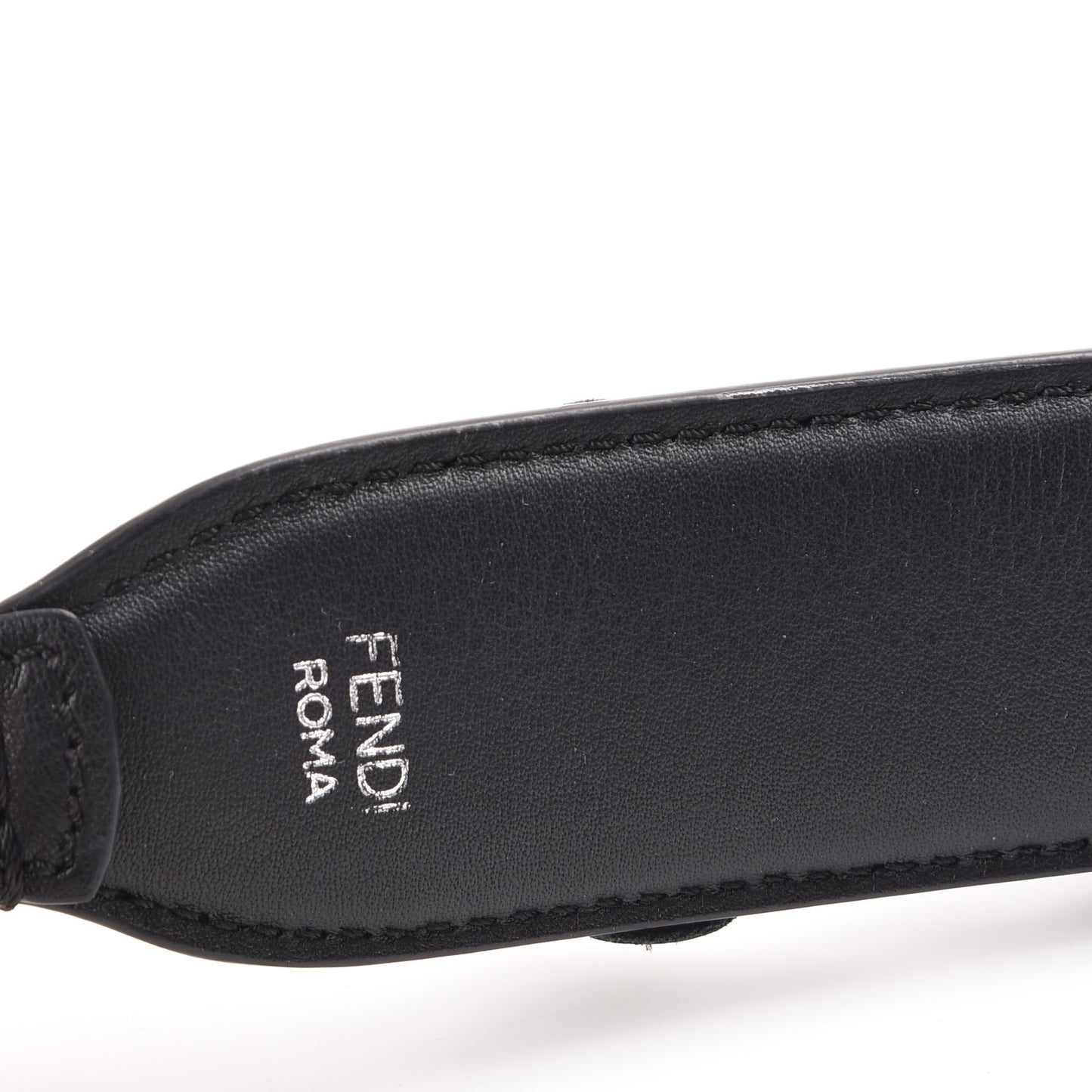 Vitello Dolce Nappa Patent Flowerland Studded Strap You Black